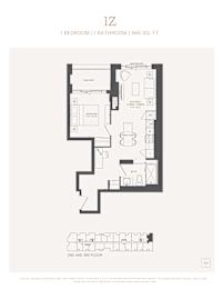 1Z - 1 bedroom apartment