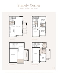 the floor plan of the residence