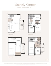 the floor plan of the residence
