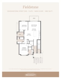 a floor plan of staggered staggered floors