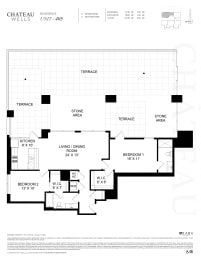 2 bed 2 bath F at Chateau on Wells, Chicago