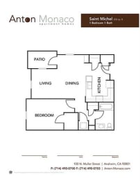 Floor Plan  Saint Michel