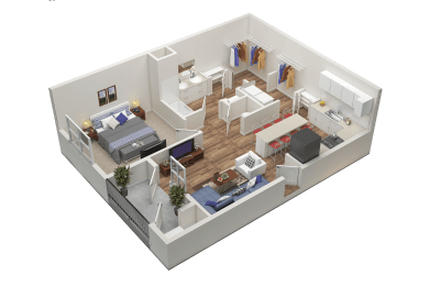 1 bed 1 bath - slate at The Slate, Jeffersonville,47130