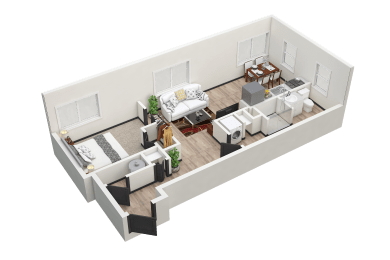 Floor Plan  The Weller I - Floor Plan