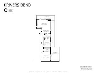 Floor Plan  A floor plan for a rivers bend apartment.