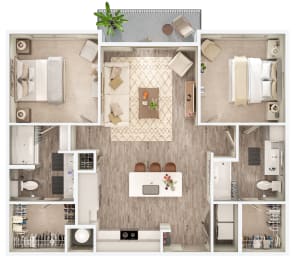  Floor Plan B1