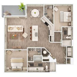  Floor Plan B3
