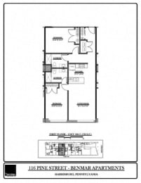  Floor Plan Benmar 116 - 104