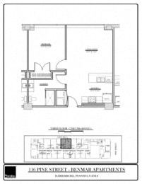 Floor Plan Benmar 116 - 306