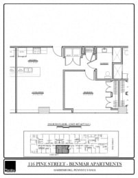  Floor Plan Benmar 116 - 407