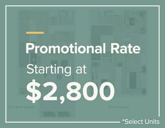 A promotional rate starting at $2,800 is advertised.