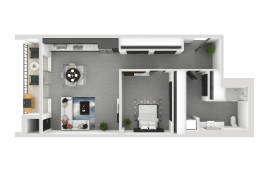 bedroom floor plan an in 2d