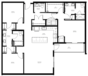  Floor Plan D3 - Penthouse