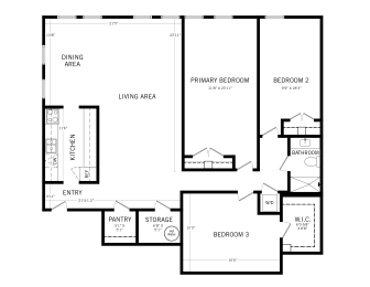 Floor Plan  a floor plan of a house