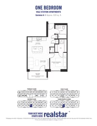 1 bed 1 bath unit at Vale Apartments in Waterloo ON