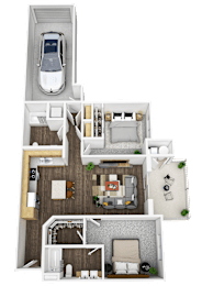 Amara 2 Bed 2 Bath DG at Amara Apartments,Midvale,UT,84047