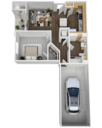 1 Bedroom Apartment with Garage at Amara Apartments,Midvale,UT