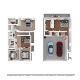 Desert Sage Three Bedroom Townhome at Desert Sage Townhomes, Hurricane, Utah