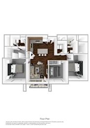 3X2 B Floorplan at Orchard Park Apartments, Idaho Falls, ID 83404