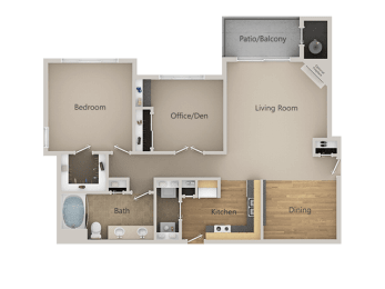 B4 2Bed_2Bath at Indigo Creek Apartments, Thornton, 80229
