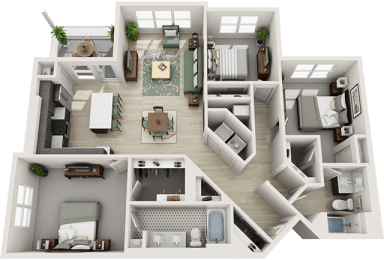 3Bed_2Bath at Parc View Apartments & Townhomes, Utah, 84047