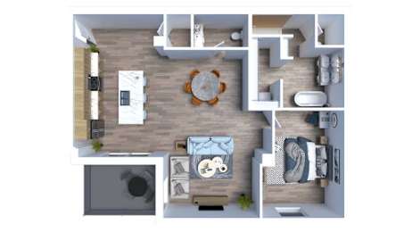 Maye House Penthouse Floorplan at Maye House, Salt Lake City, 84111