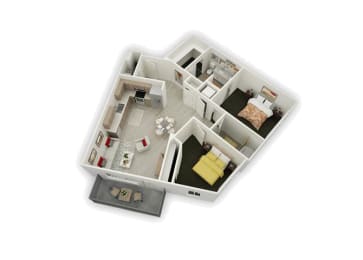 Silver 2Bed 2Bath at Element 31 Apartments, Utah, 84106
