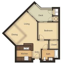 One Bedroom Apartment