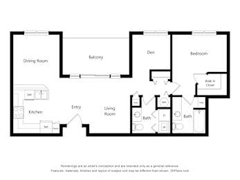 A black and white diagram of a house layout with rooms labeled.