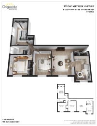 Floor Plan  3 Bedroom