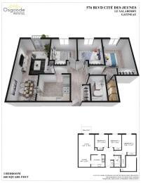 Floor Plan  3 Bedroom