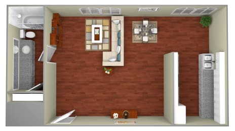  Floor Plan Junior-1 Bed