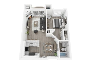bedrooms floor plan | apartments for rent in brookhaven ga | the mille brook