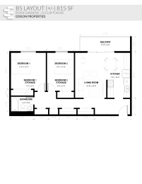  Floor Plan 2 Bedroom Standard
