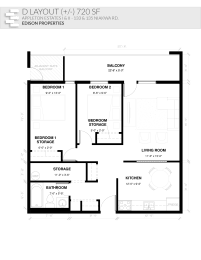  Floor Plan 2Bed Standard