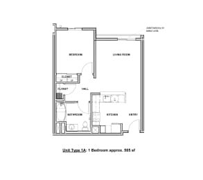 a floor plan of a small house