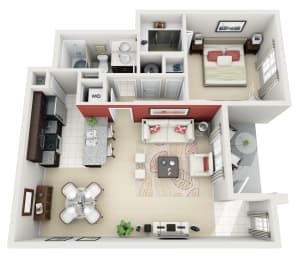 Solaire Coconut Creek A1 Floor Plan