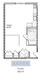 Kappa Floor Plan at Solo at North Bergen, North Bergen, New Jersey