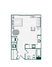 The Oak Floor Plan at Vida Kannapolis, North Carolina