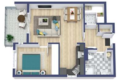  Floor Plan Panther's Suite