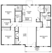  Floor Plan 3 Bedroom 2 Bathroom