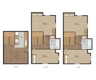  Floor Plan 4 Bedroom ||