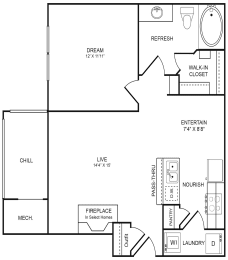 Floor Plan  Large apartments in Annapolis MD