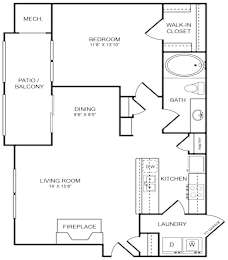 Floor Plan  Best apartments in Annapolis MD