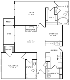 Floor Plan  Large apartments in Annapolis MD