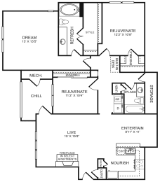 Floor Plan  Large apartments in Annapolis MD