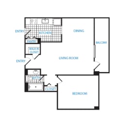 Floor Plan  Spacious 1-bed, 1-bath in National Landing