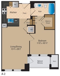 Floor Plan  Renovated Apartments for Rent in Pentagon City Arlington VA