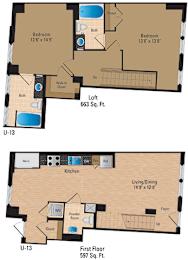 Floor Plan  Renovated Apartments for Rent in Pentagon City Arlington VA