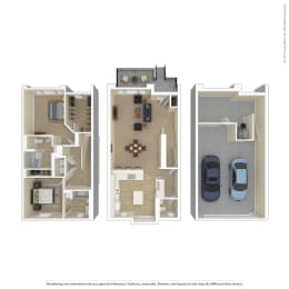  Floor Plan A 2 bedroom M